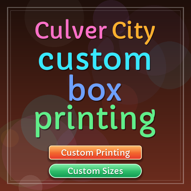 Culver City custom box printing