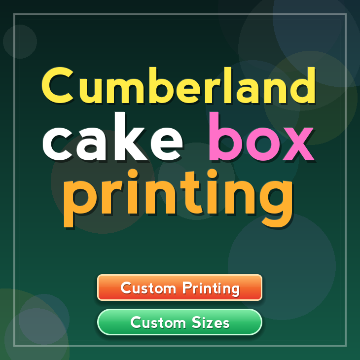 Cumberland cake box printing