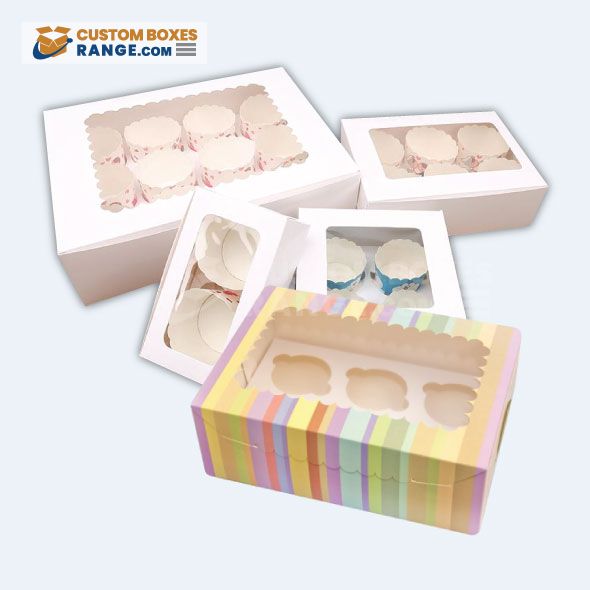 custom printed cupcake boxes in bulk