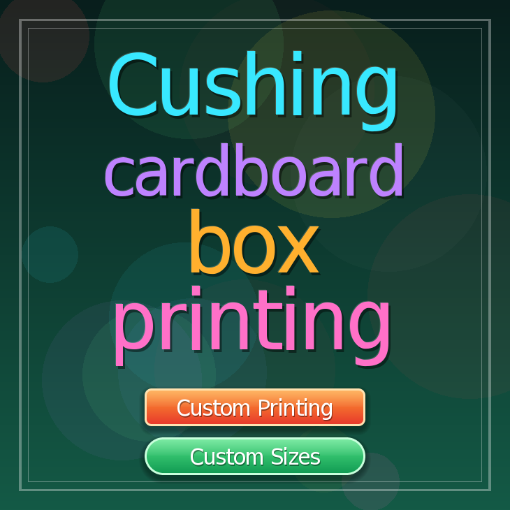 Cushing cardboard box printing