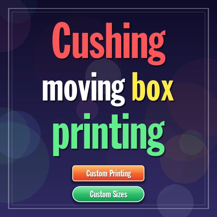 Cushing moving box printing