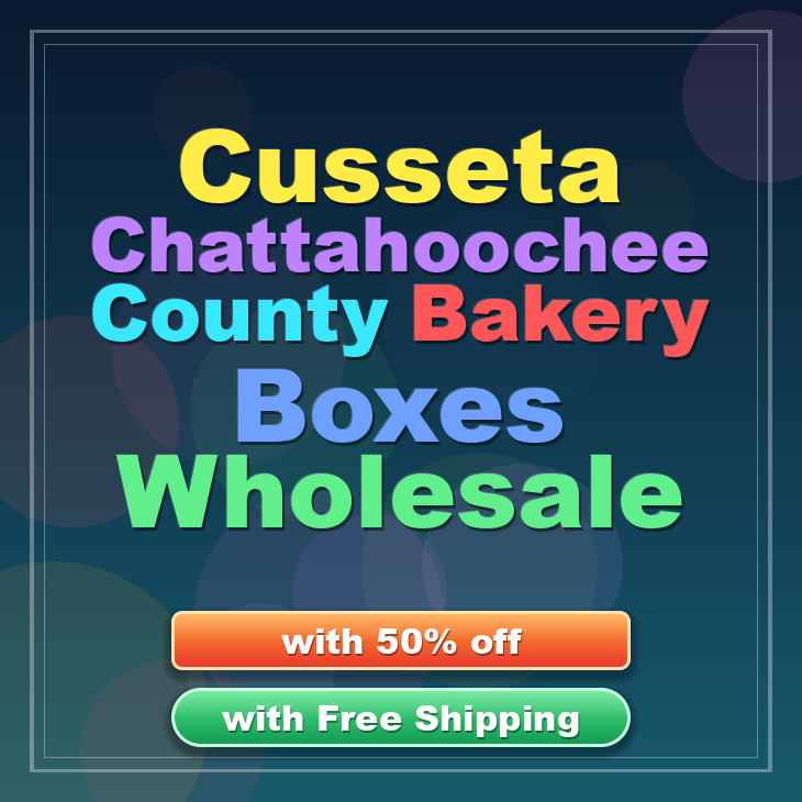 Cusseta Chattahoochee County bakery boxes
