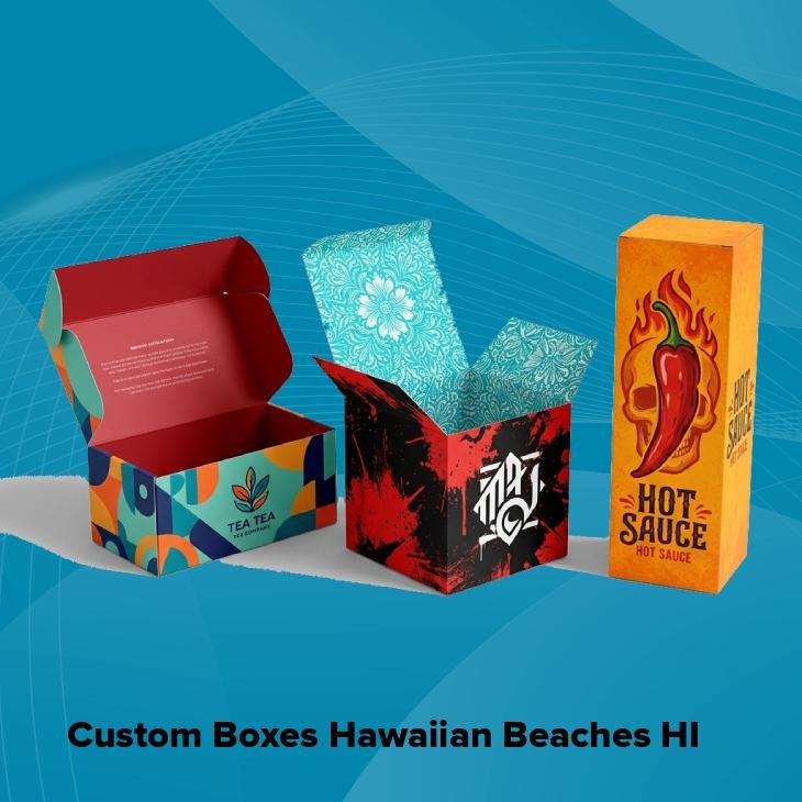Custom boxes hawaiian beaches hi