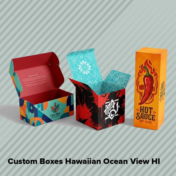 Custom boxes hawaiian ocean view hi