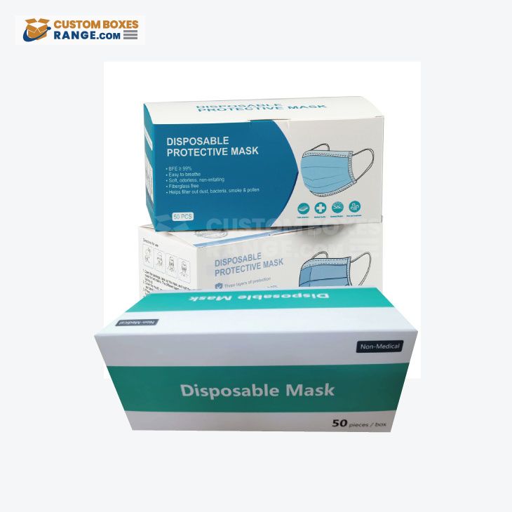 Custom face mask boxes