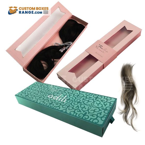 Custom hair extension boxes