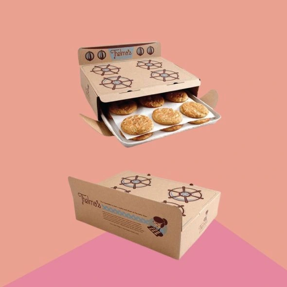 Custom printed cookie boxes with dividers
