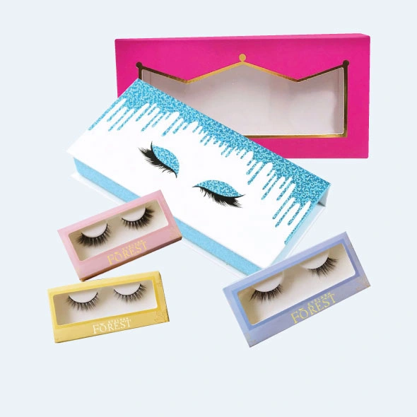 Custom printed eyelash boxes