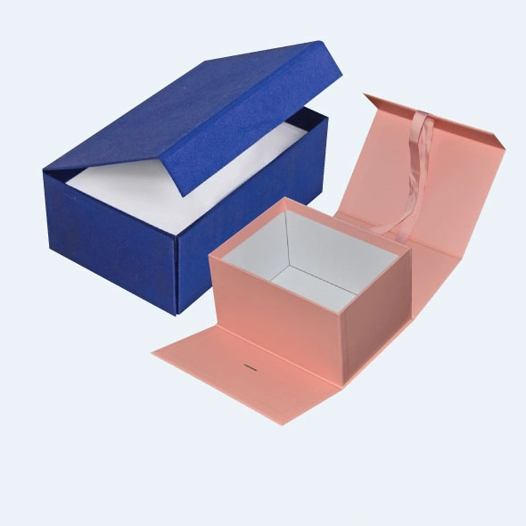 Custom printed flip top gift boxes
