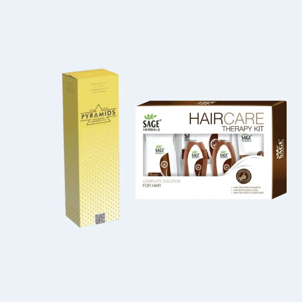 Custom printed hairspray boxes