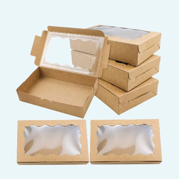 Custom printed kraft cookie boxes