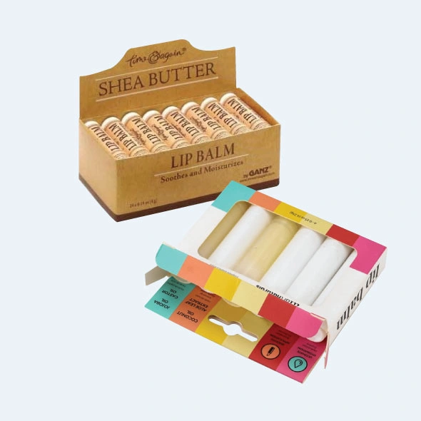 Custom printed lip balm boxes