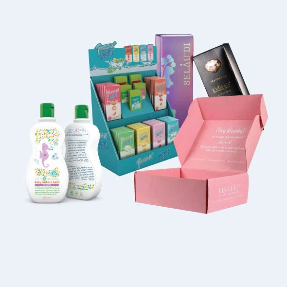 Custom printed lotion boxes