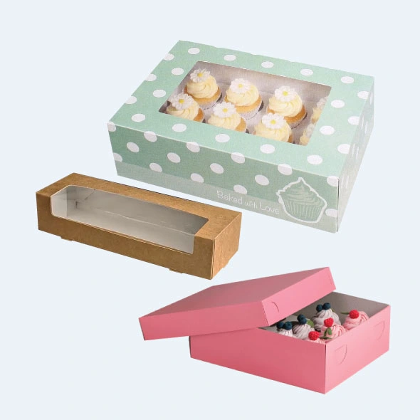 Custom printed pie boxes