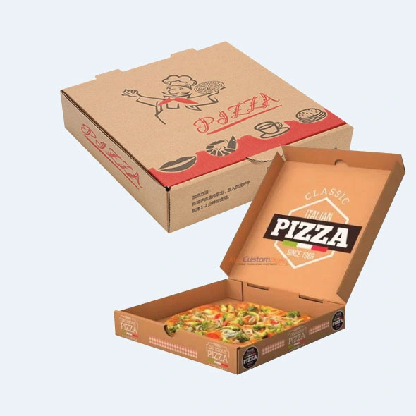 Custom printed pizza boxes