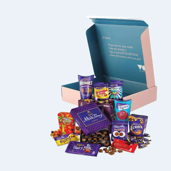 custom printed snack boxes