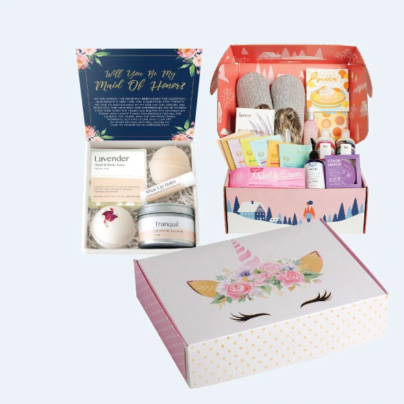 Custom printed spa boxes