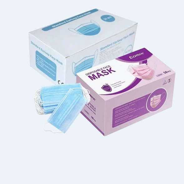 Custom printed surgical mask boxes