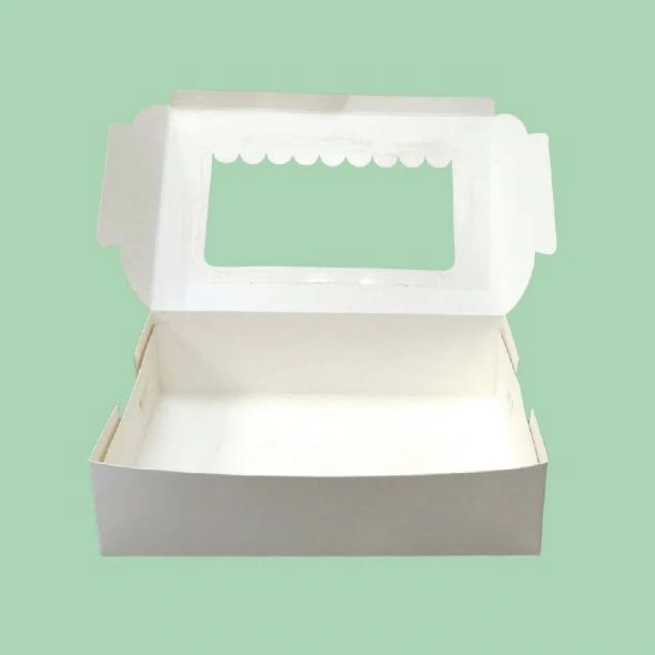 Custom printed white cookie boxes