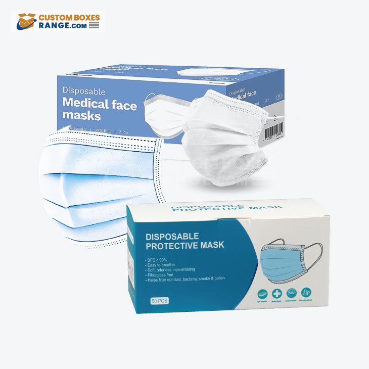 Custom surgical mask boxes