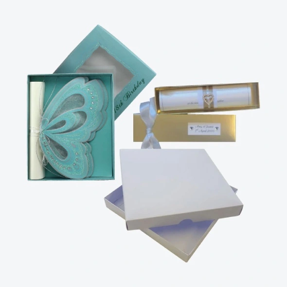 Custom wedding card boxes