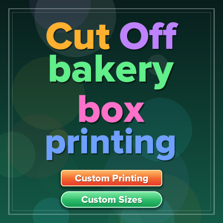 Cut Off bakery box printing
