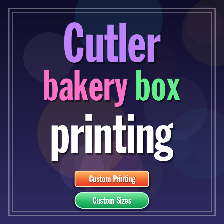 Cutler bakery box printing