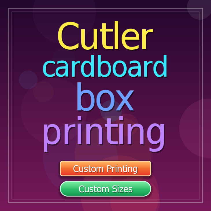 Cutler cardboard box printing