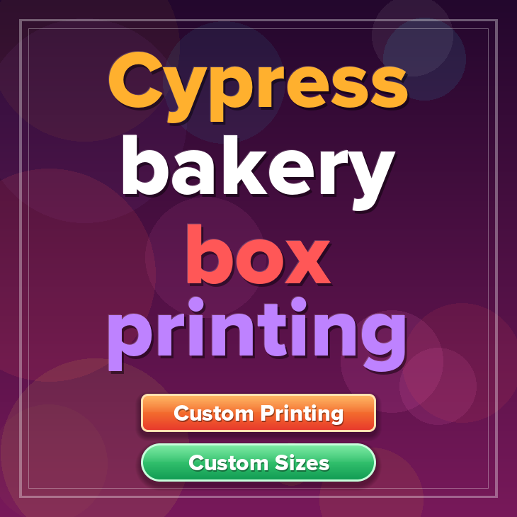 Cypress bakery box printing