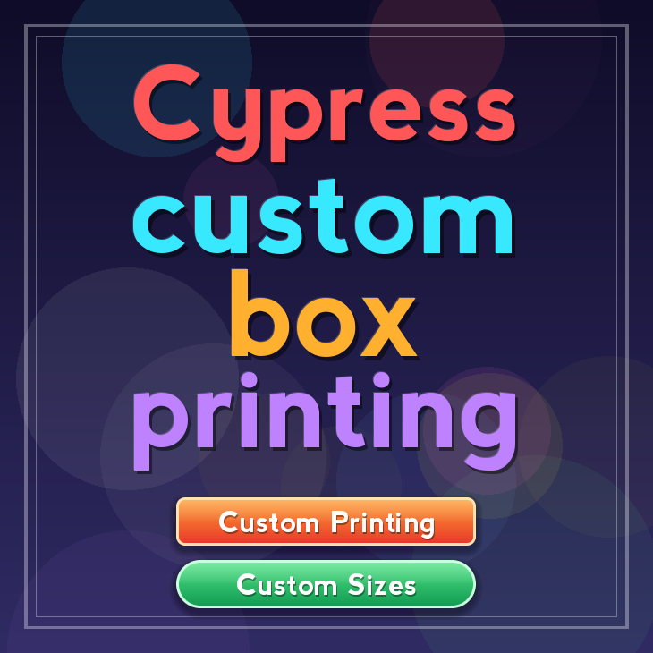Cypress custom box printing
