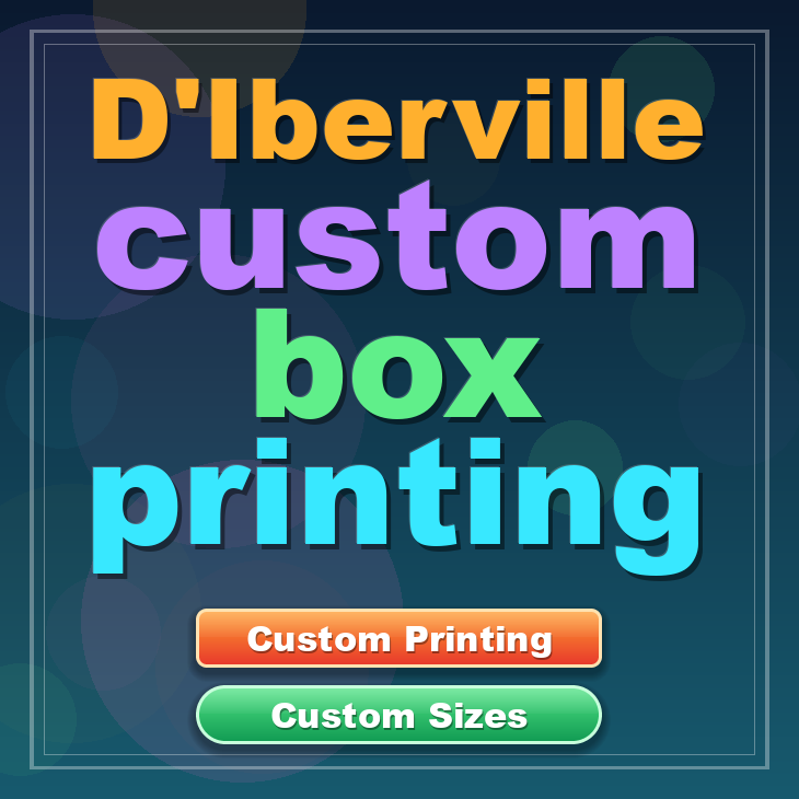 D'Iberville custom box printing