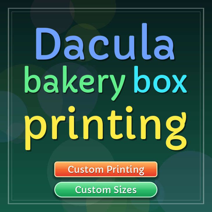 Dacula bakery box printing