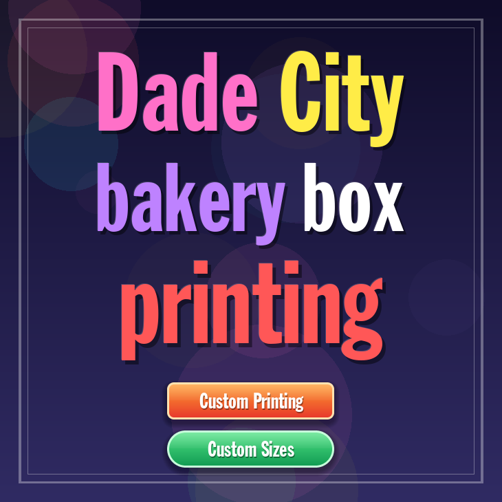 Dade City bakery box printing