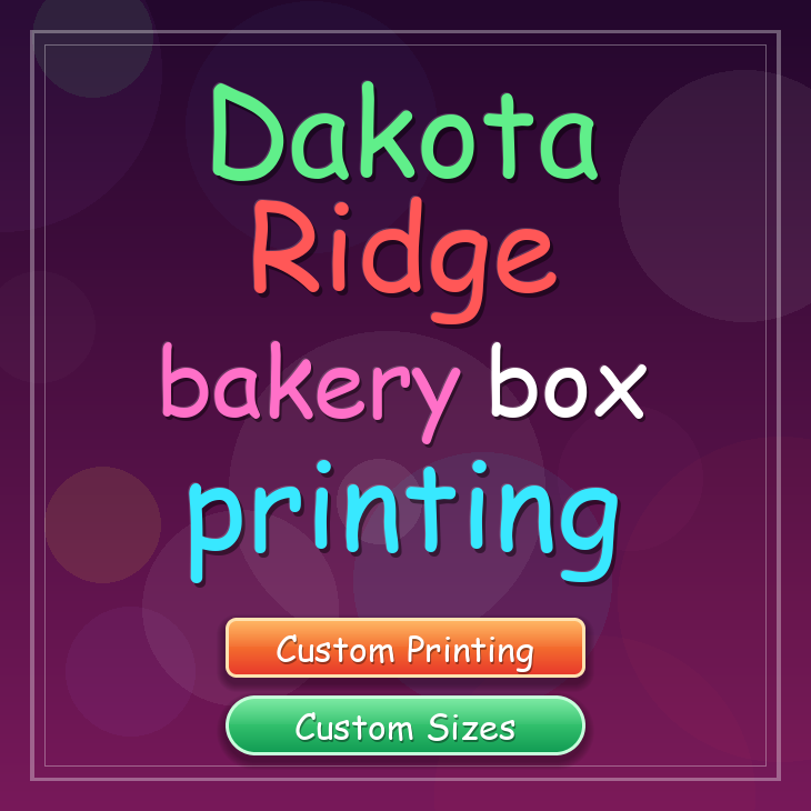 Dakota Ridge bakery box printing