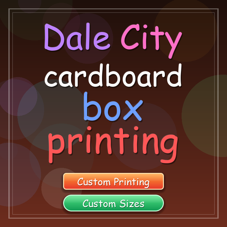 Dale City cardboard box printing