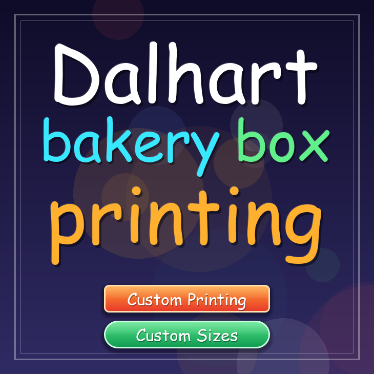 Dalhart bakery box printing