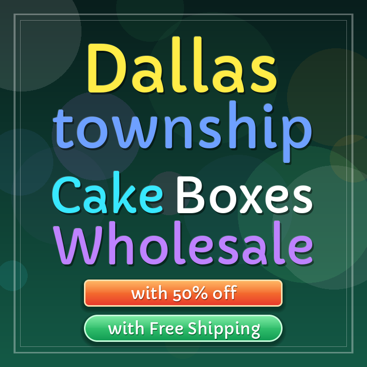 Dallas Township cake boxes