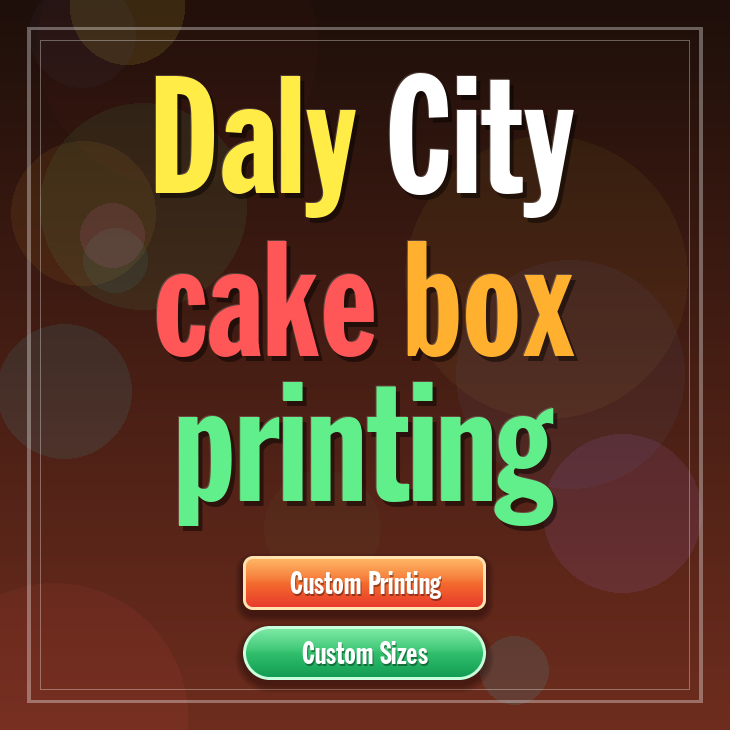 Daly City cake box printing