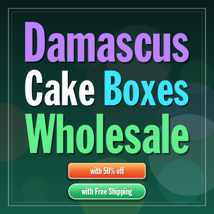 Damascus cake boxes