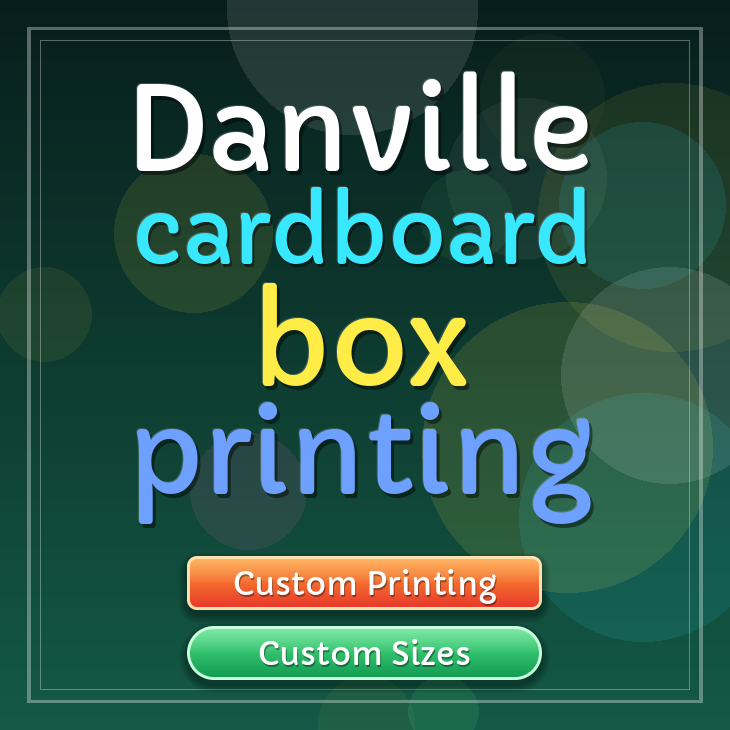 Danville cardboard box printing