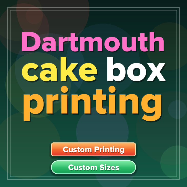 Dartmouth cake box printing