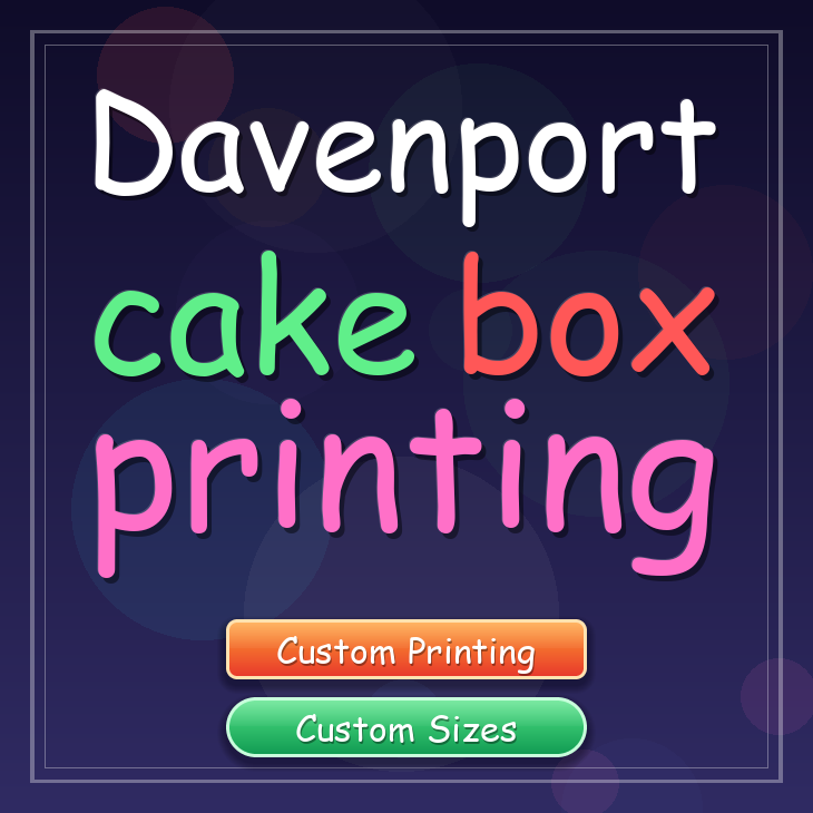 Davenport cake box printing