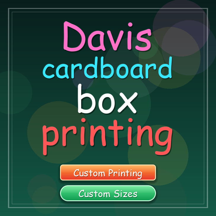 Davis cardboard box printing