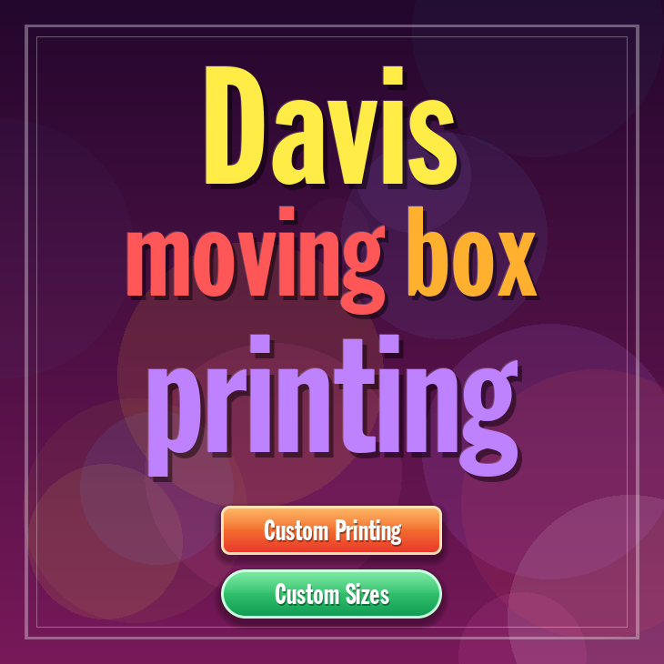 Davis moving box printing