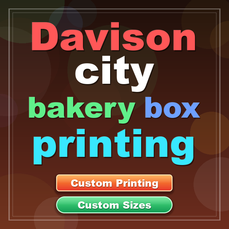 Davison City bakery box printing