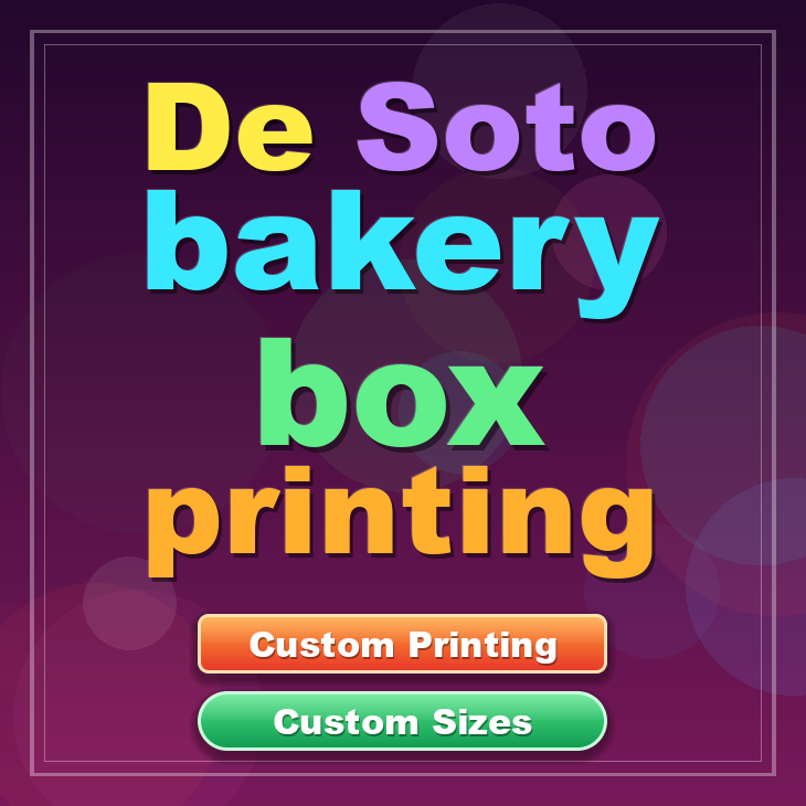 De Soto bakery box printing