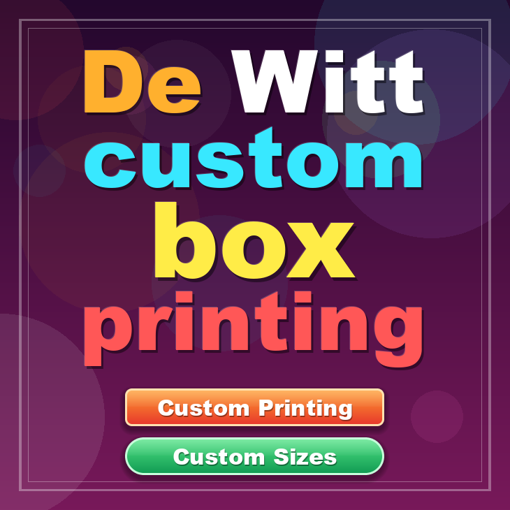 De Witt custom box printing