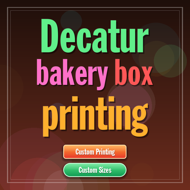 Decatur bakery box printing