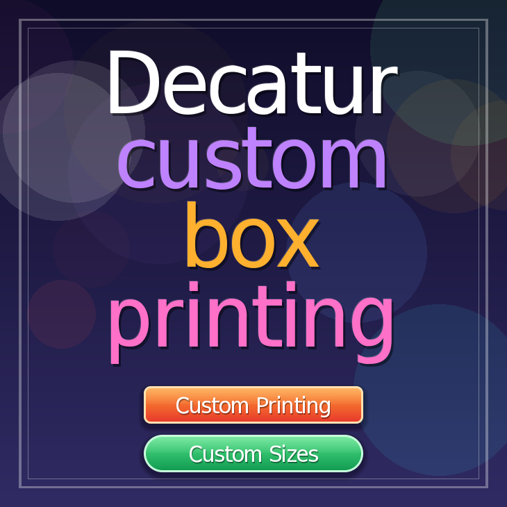 Decatur custom box printing