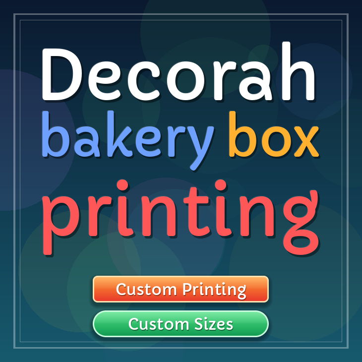 Decorah bakery box printing